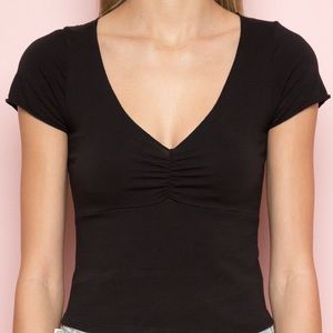Brandy Melville black Gina top